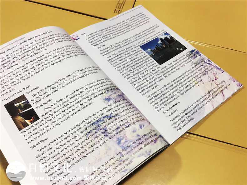 成都旅游紀念冊設計制作-七中萬(wàn)達初二美國之行