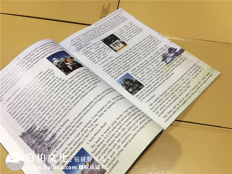 成都旅游紀念冊設計制作-七中萬(wàn)達初二美國之行