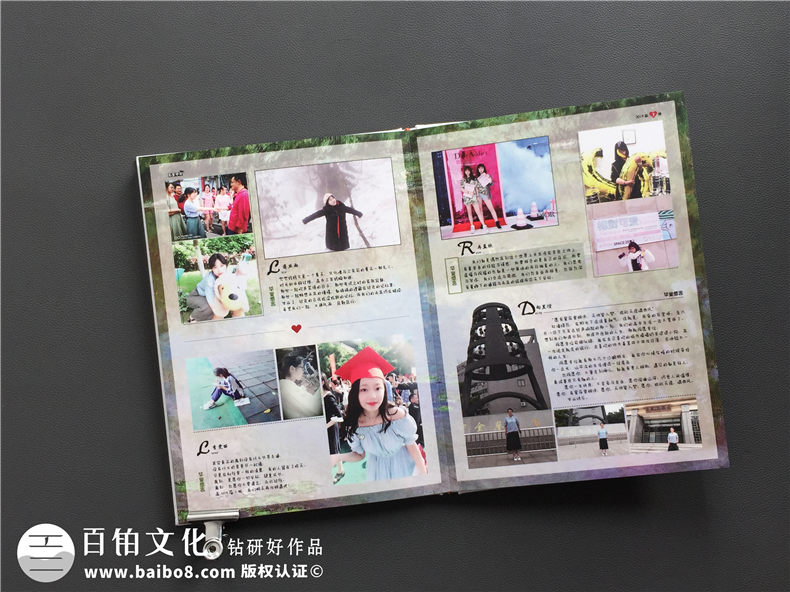 如何制作精美的畢業(yè)紀念冊-畢業(yè)照片做成風(fēng)格難忘的可翻閱相冊案例