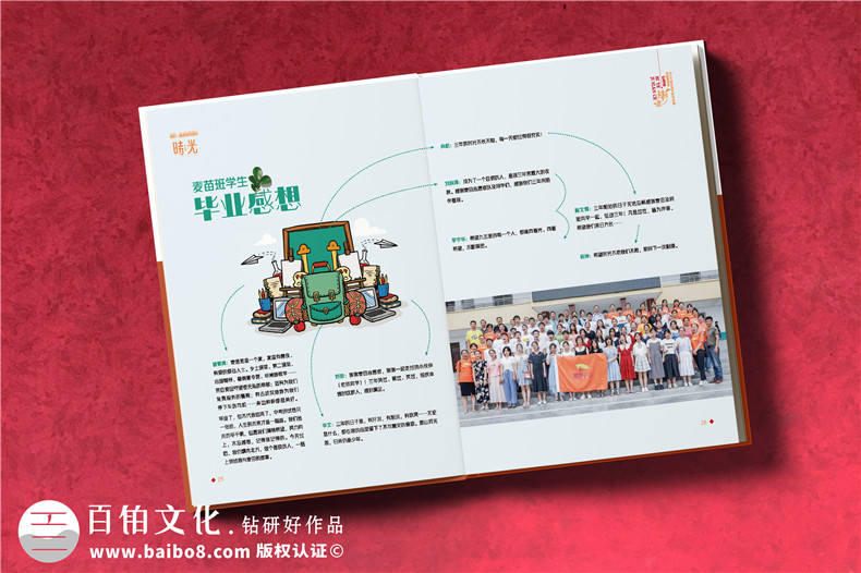 初中畢業(yè)季相冊主題設計-初中畢業(yè)紀念冊設計制作