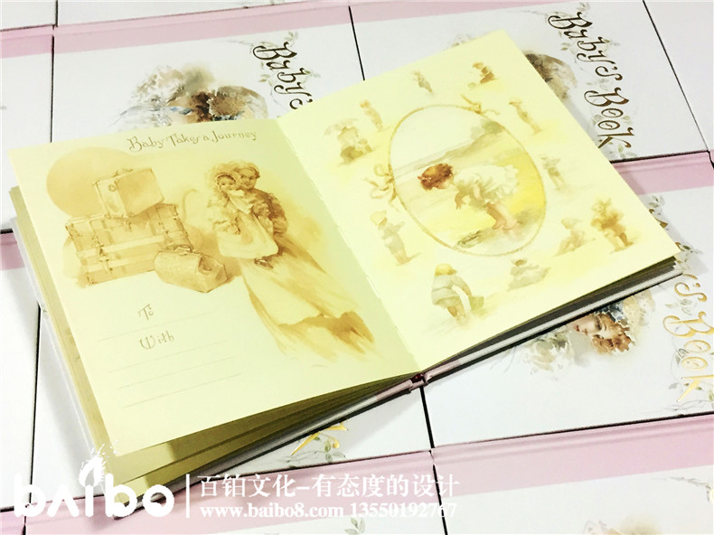 可書(shū)寫(xiě)親子幼兒書(shū)-寶寶成長(cháng)紀錄冊-歐式浪漫少女