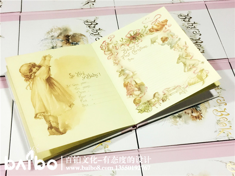 可書(shū)寫(xiě)親子幼兒書(shū)-寶寶成長(cháng)紀錄冊-歐式浪漫少女