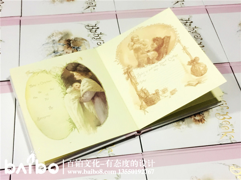 可書(shū)寫(xiě)親子幼兒書(shū)-寶寶成長(cháng)紀錄冊-歐式浪漫少女