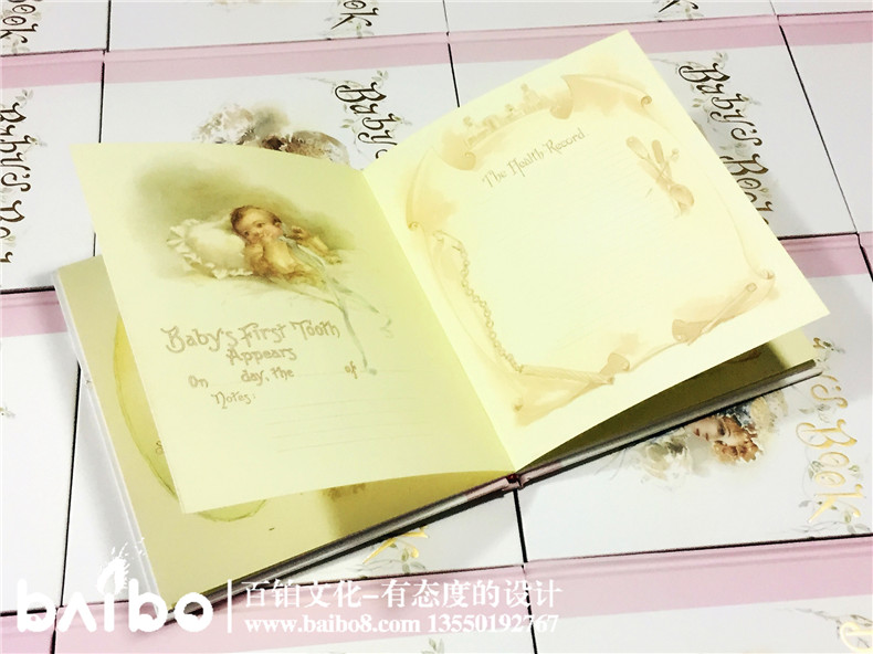 可書(shū)寫(xiě)親子幼兒書(shū)-寶寶成長(cháng)紀錄冊-歐式浪漫少女