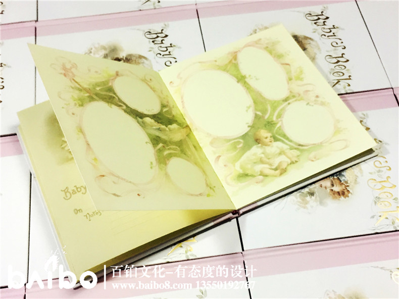 可書(shū)寫(xiě)親子幼兒書(shū)-寶寶成長(cháng)紀錄冊-歐式浪漫少女