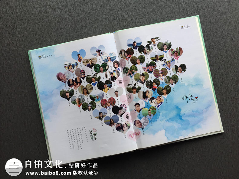 文藝小清新創(chuàng  )意高中畢業(yè)相冊定制-班級紀念冊-石室中學(xué)