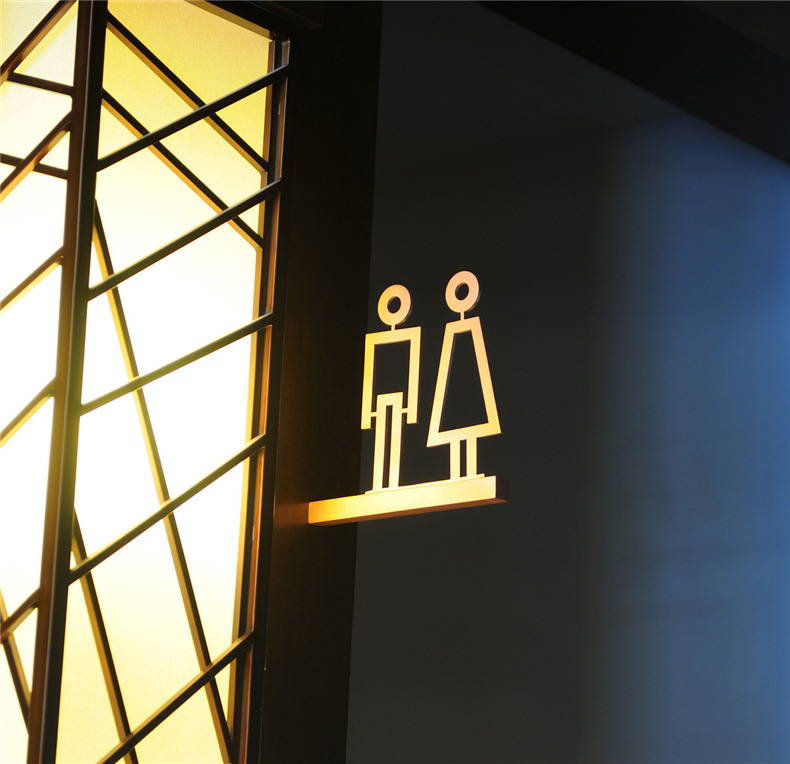 假日酒店導視標識設計 酒店導視系統設計制作案例