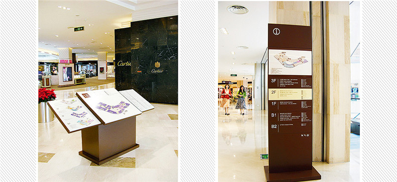 ShoppingMall導視設計實(shí)拍案例賞析-優(yōu)秀的商業(yè)廣場(chǎng)導視標識設計!