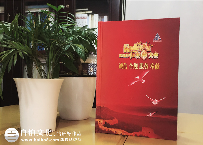 四川省第四屆表彰大會(huì )卡書(shū)制作-成都精裝卡書(shū)