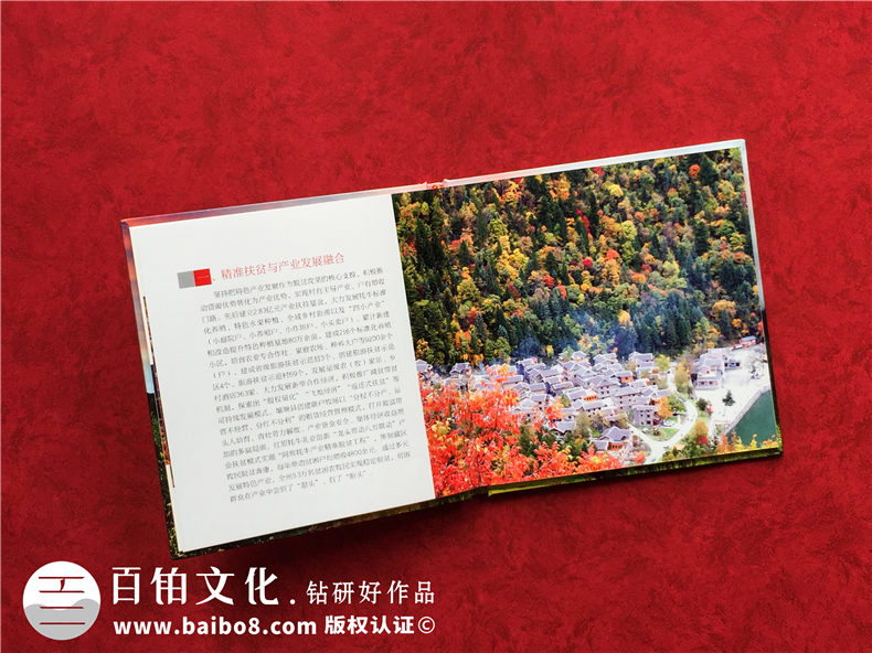 印刷光盤(pán)精裝盒包裝生產(chǎn)廠(chǎng)家-脫貧攻堅工作紀實(shí)視頻影像光盤(pán)盒制作