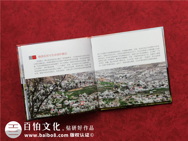 印刷光盤(pán)精裝盒包裝生產(chǎn)廠(chǎng)家-脫貧攻堅工作紀實(shí)視頻影像光盤(pán)盒制作