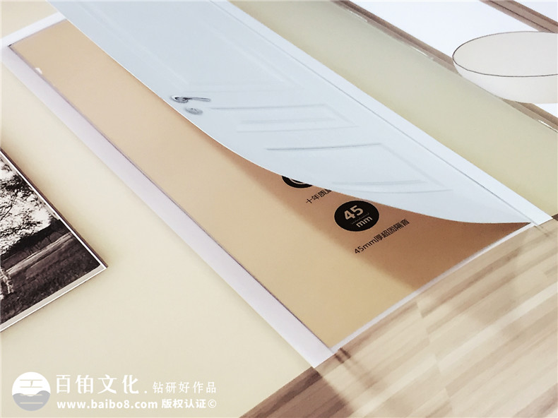 天e木門(mén)產(chǎn)品精裝畫(huà)冊制作-成都精裝書(shū)設計