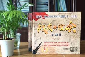 原第二炮兵80591部隊戰友紀念冊?xún)热菥幣?軍人聯(lián)誼會(huì )相冊設計模板