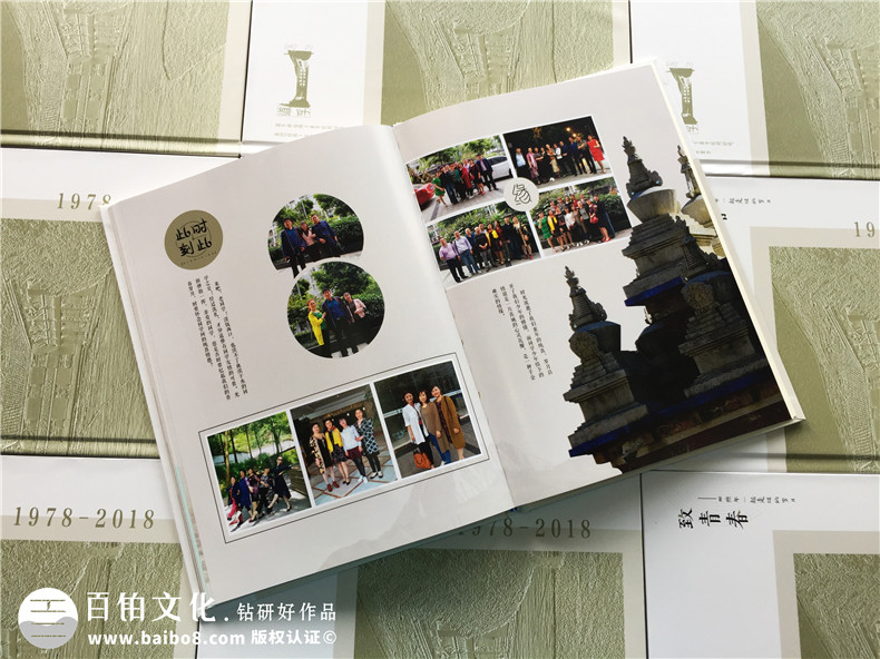 同學(xué)情照片相冊設計,同學(xué)會(huì )留念影集雜志制作