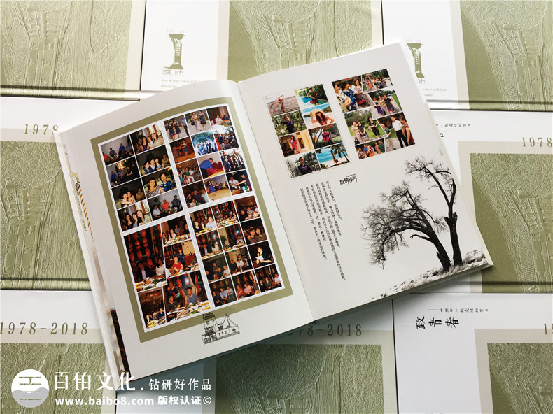 同學(xué)情照片相冊設計,同學(xué)會(huì )留念影集雜志制作