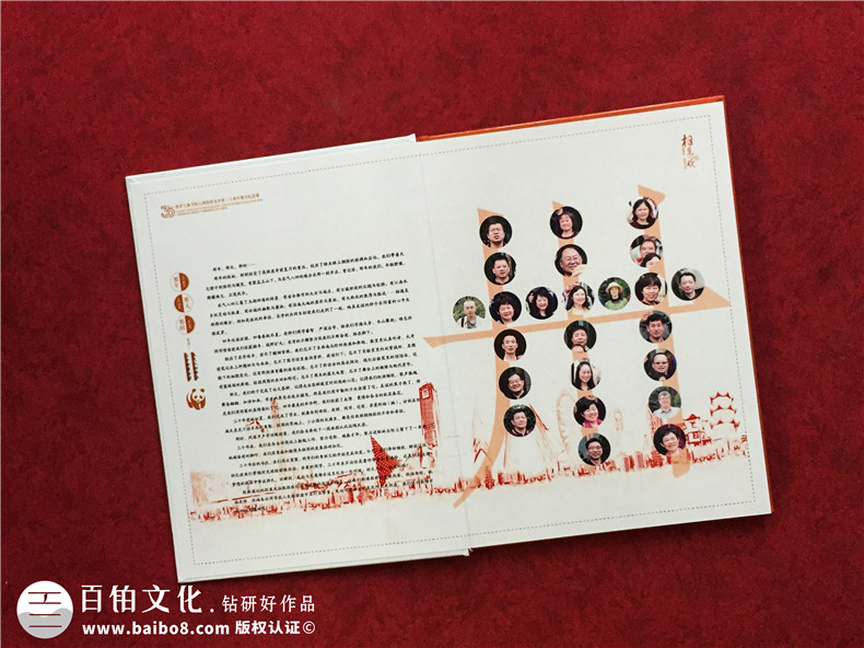 同學(xué)30周年聚會(huì )相冊制作-南京同學(xué)會(huì )紀念冊定制