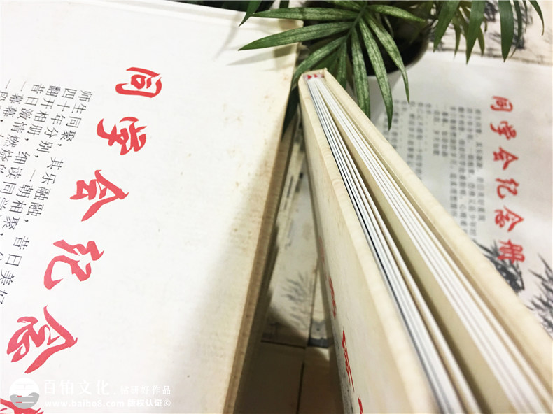 成都桑園初中同學(xué)40周年聚會(huì )紀念冊設計制作