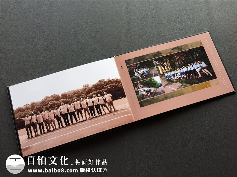 畢業(yè)十周年同學(xué)聚會(huì )紀念冊做成水晶相冊好看么?歐美風(fēng)格同學(xué)錄案例