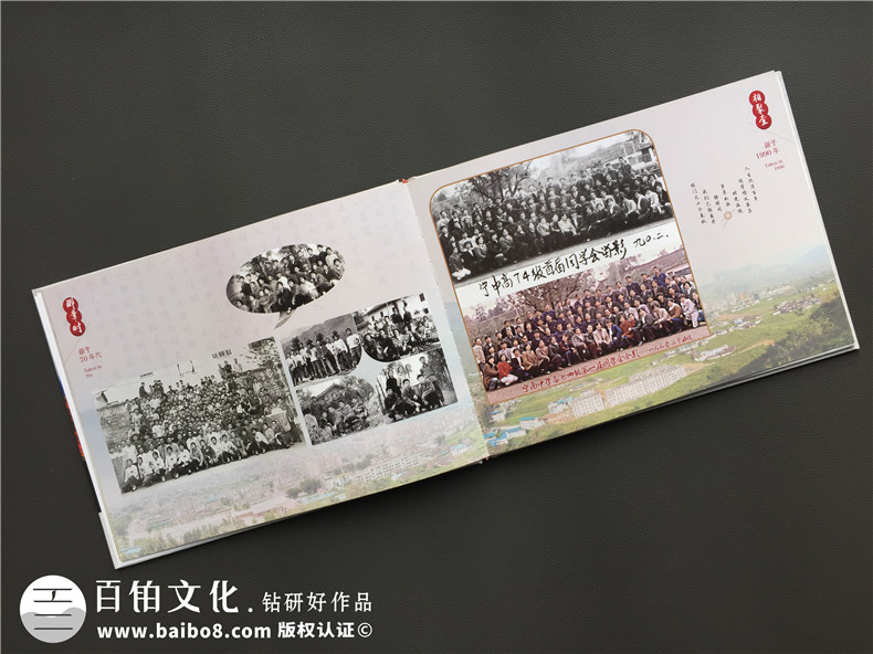 老友同學(xué)會(huì )紀念相冊影集制作-同學(xué)錄定做-涼山寧南中學(xué)畢業(yè)45周年