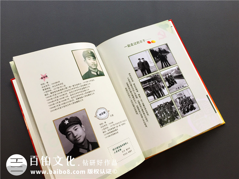 40周年戰友聚會(huì )紀念冊-成都退伍老兵紀念冊-戰友聯(lián)誼相冊
