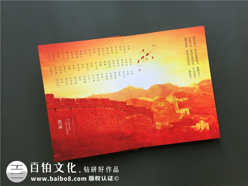 畢業(yè)30周年同學(xué)聚會(huì )紀念冊唯美文字分享，猛回首