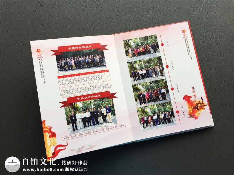 老戰友聚會(huì )紀念冊定制-退伍軍人戰友聯(lián)誼會(huì )相冊