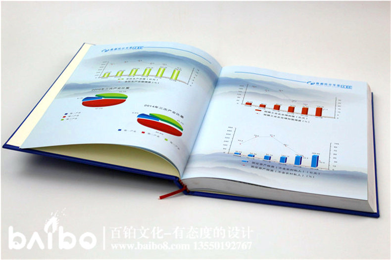 曾都統計年鑒精裝書(shū)-成都年集設計制作