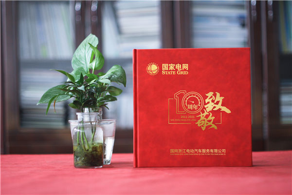 企業(yè)十周年慶典圖畫(huà)冊-國家電網(wǎng)公司成立10周年贈送成長(cháng)紀念冊