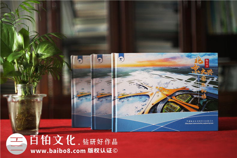 項目建設收官驗收回顧紀念相冊-項目竣工匯報畫(huà)冊