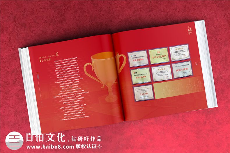 集團周年畫(huà)冊-單位周年紀念冊的制作方案