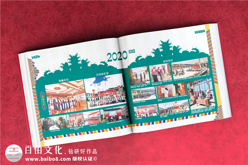 脫貧攻堅成就畫(huà)冊-扶貧工作隊員離別留念相冊影集制作