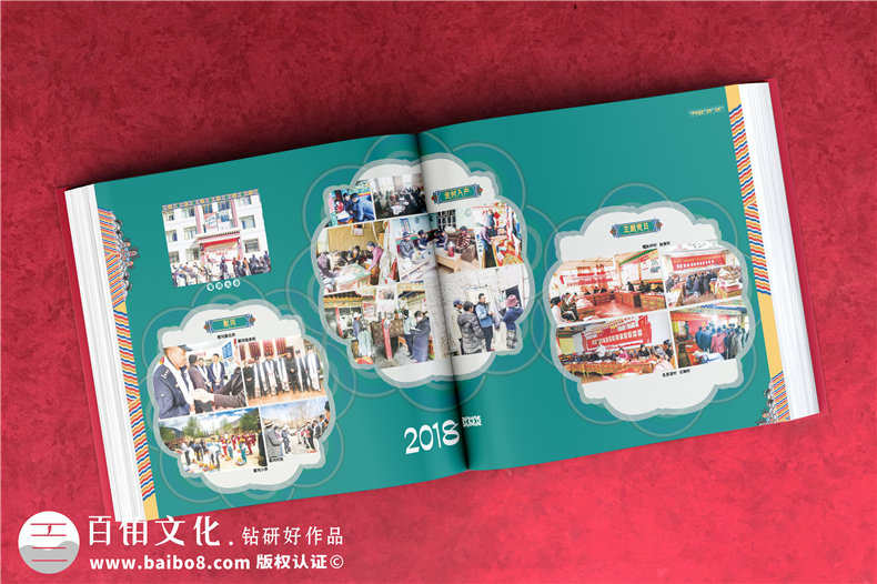 脫貧攻堅成就畫(huà)冊-扶貧工作隊員離別留念相冊影集制作