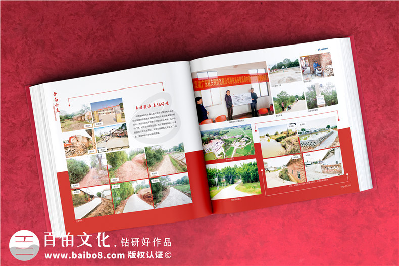 定點(diǎn)幫扶決勝脫貧攻堅紀實(shí)勝利相冊設計-扶貧畫(huà)冊制作