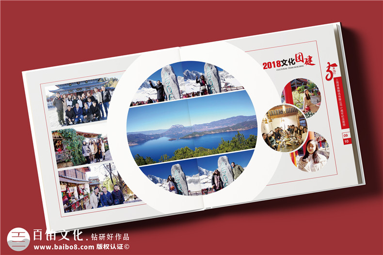 物流公司成立5周年紀念畫(huà)冊-員工周年相冊制作紙質(zhì)