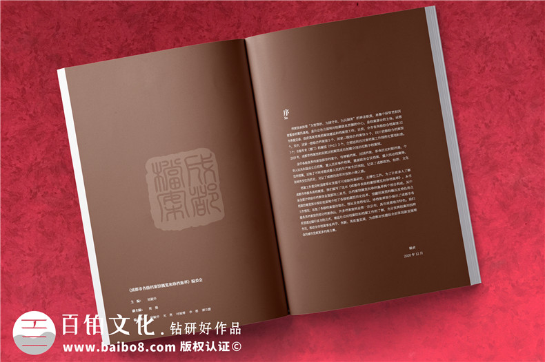 政府職能部門(mén)檔案館宣傳畫(huà)冊-事業(yè)單位工作成果出書(shū)