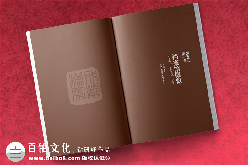 政府職能部門(mén)檔案館宣傳畫(huà)冊-事業(yè)單位工作成果出書(shū)