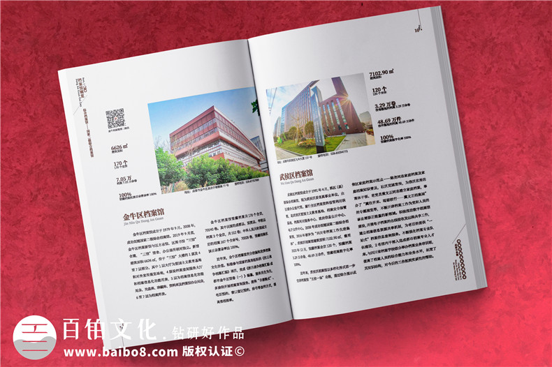 政府職能部門(mén)檔案館宣傳畫(huà)冊-事業(yè)單位工作成果出書(shū)