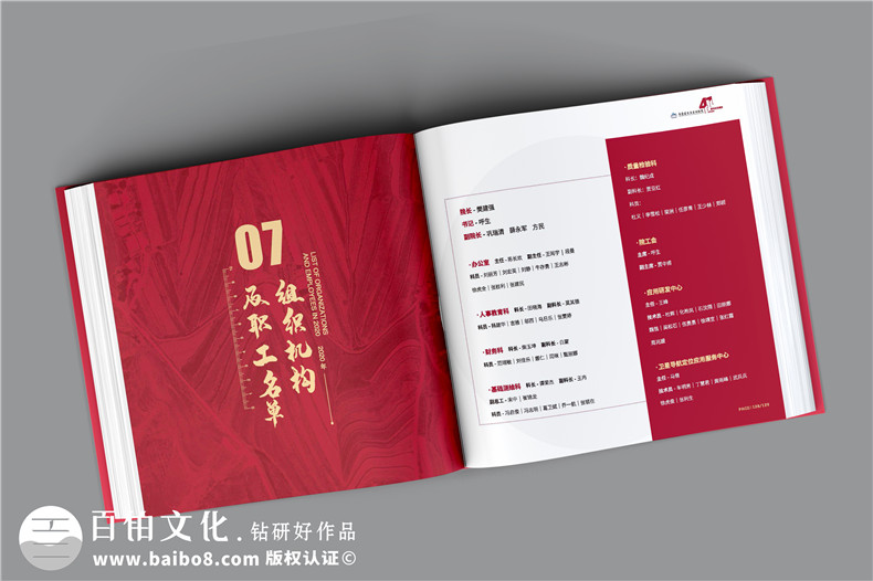 單位40周年紀念冊-測繪院企業(yè)40周年慶畫(huà)冊設計怎么做