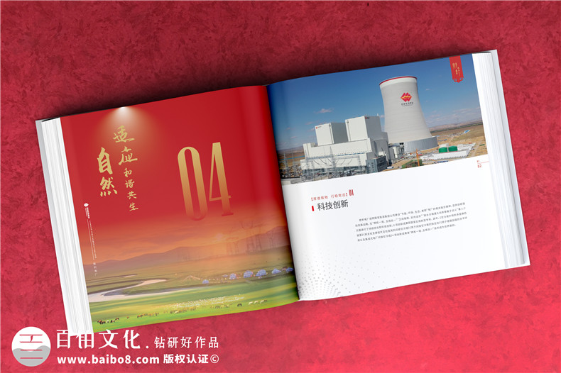 電力公司發(fā)電廠(chǎng)18周年慶畫(huà)冊-歷年來(lái)發(fā)展影集及紀念相冊設計排版