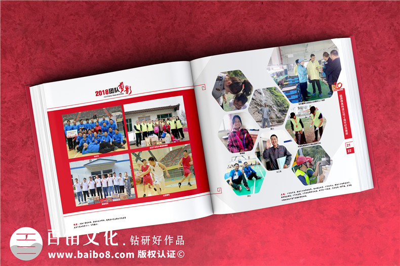 周年企業(yè)畫(huà)冊-十周年記錄畫(huà)冊送給員工團隊
