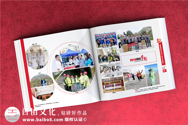 周年企業(yè)畫(huà)冊-十周年記錄畫(huà)冊送給員工團隊