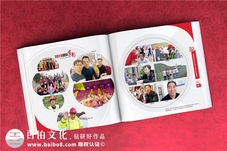 周年企業(yè)畫(huà)冊-十周年記錄畫(huà)冊送給員工團隊