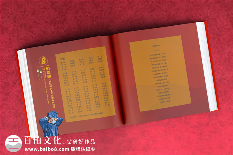 抗疫時(shí)期專(zhuān)屬相冊影集制作-疫情防控隔離點(diǎn)志愿者服務(wù)紀實(shí)畫(huà)冊印刷