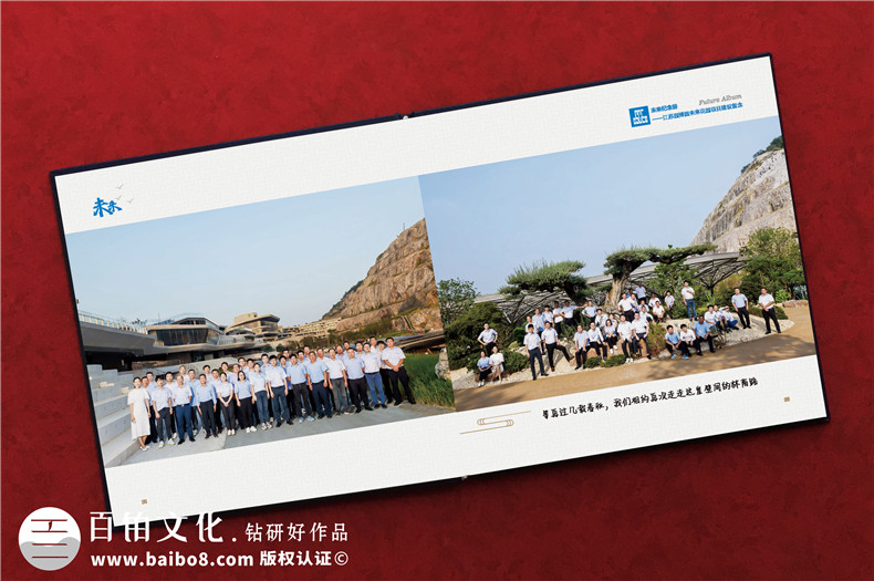 項目部團隊相冊制作-項目結束圖片做成影集