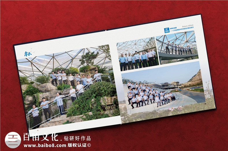 項目部團隊相冊制作-項目結束圖片做成影集