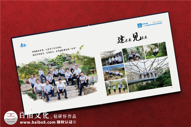 項目部團隊相冊制作-項目結束圖片做成影集