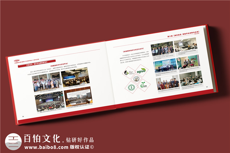 學(xué)會(huì )成立60周年紀念冊-行業(yè)協(xié)會(huì )周年畫(huà)冊設計