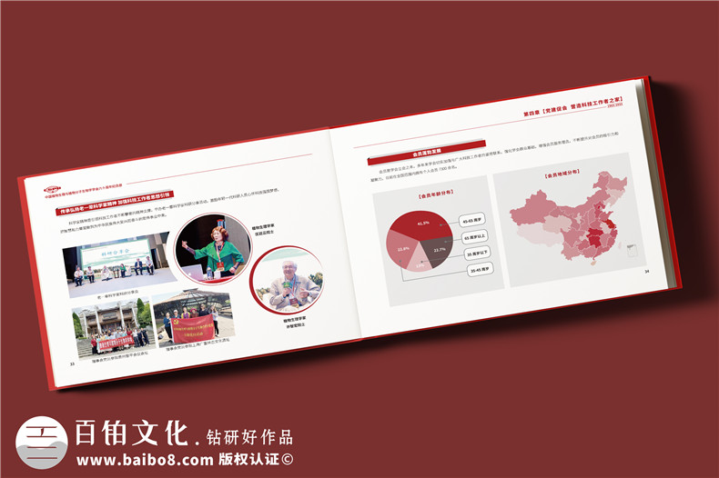 學(xué)會(huì )成立60周年紀念冊-行業(yè)協(xié)會(huì )周年畫(huà)冊設計