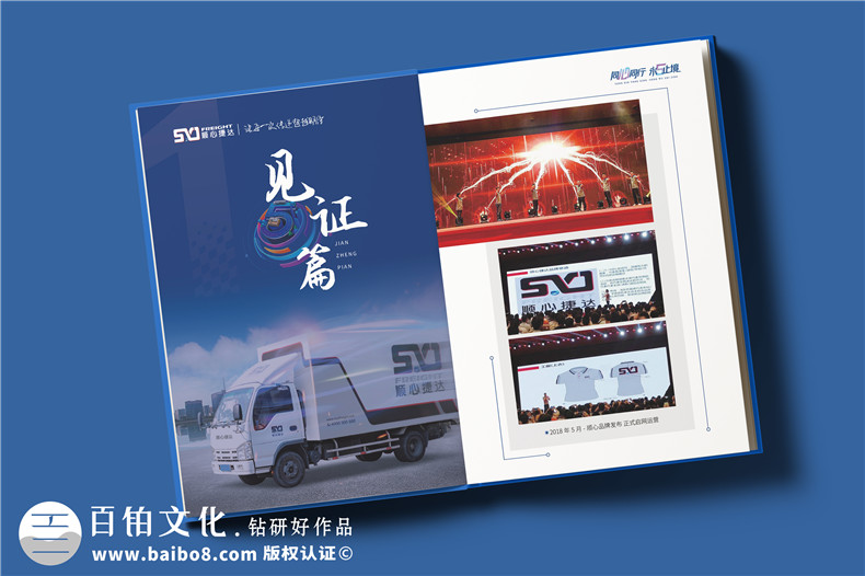 企業(yè)周年慶照片相冊設計-物流公司周年活動(dòng)影集