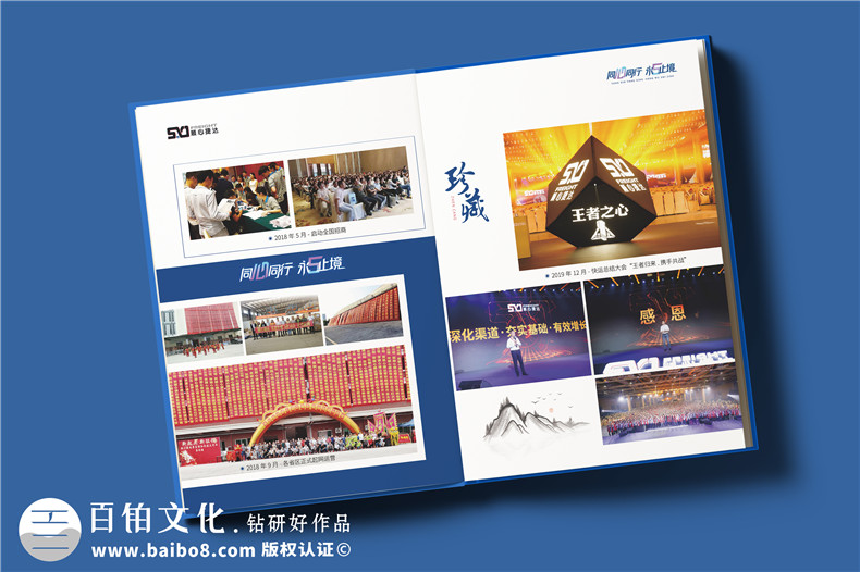 企業(yè)周年慶照片相冊設計-物流公司周年活動(dòng)影集